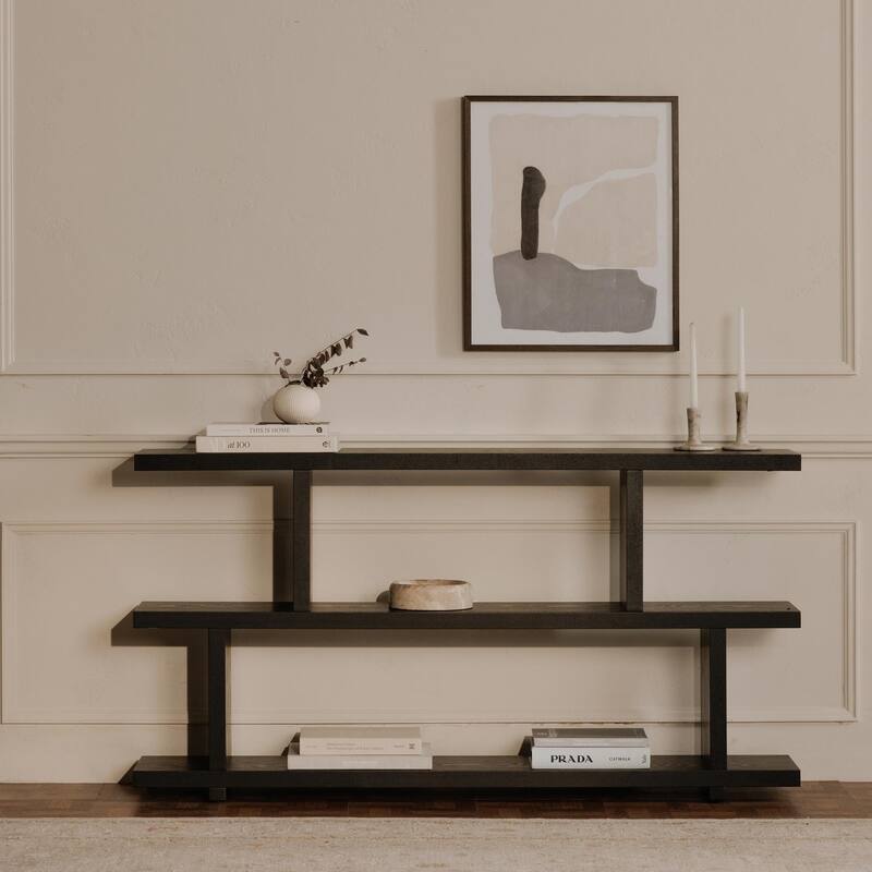 Aurelle Home Open Style Wood Storage Bookcase