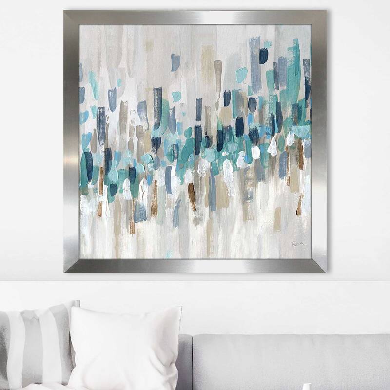 "Staccato Blue II" by Katrina Craven Print on Acrylic