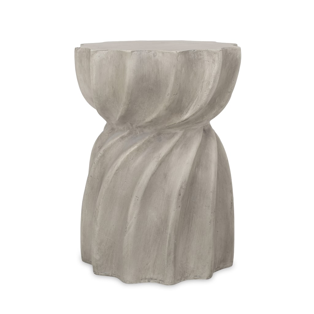 Canis Indoor Contemporary Lightweight Concrete Accent Side Table by Christopher Knight Home - 14.00"W x 14.00"D x 18.50"H