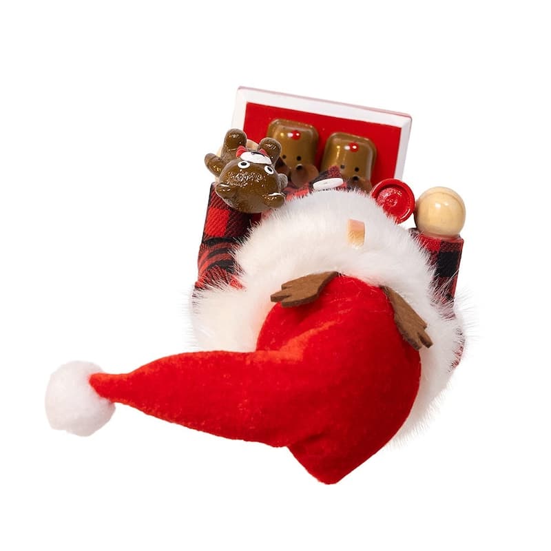 Kurt Adler 15-Inch Santa With Red Pajamas Nutcracker