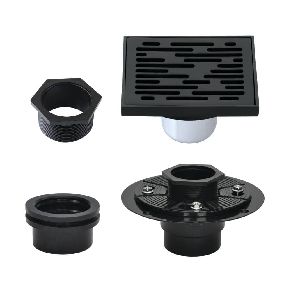 Kingston Brass BSFK6310 Watercourse 3-15/16" Square Shower Drain