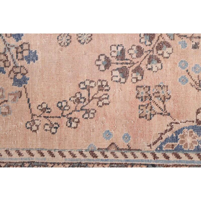 ECARPETGALLERY Hand-knotted Antalya Vintage Blush Wool Rug - 6'7 x 9'3