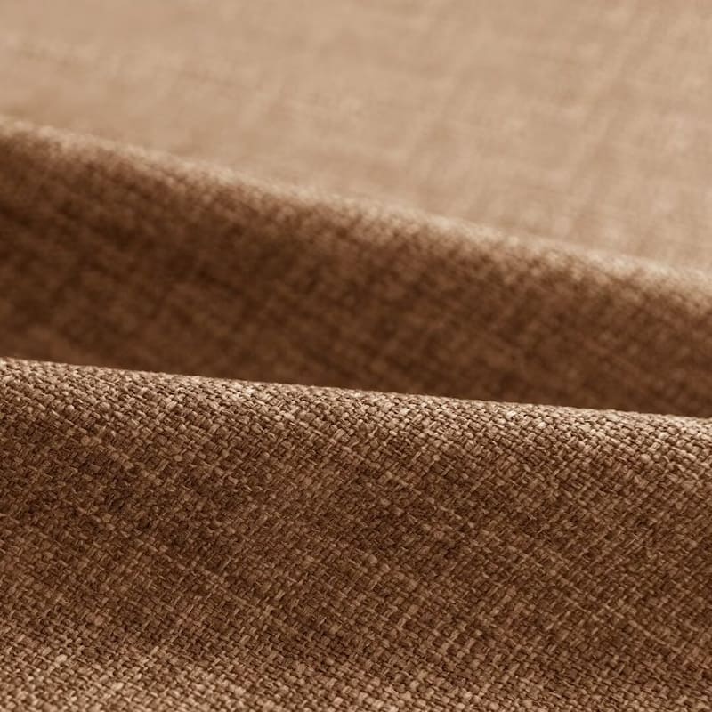 Linen Texture Tie Top Room Darkening Curtain Pair(2 panels)