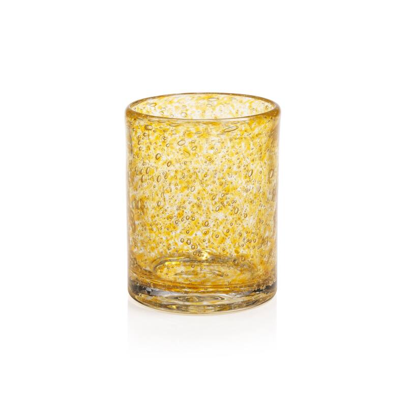 Antibes 4-Piece Set Glass Tumblers - Yellow