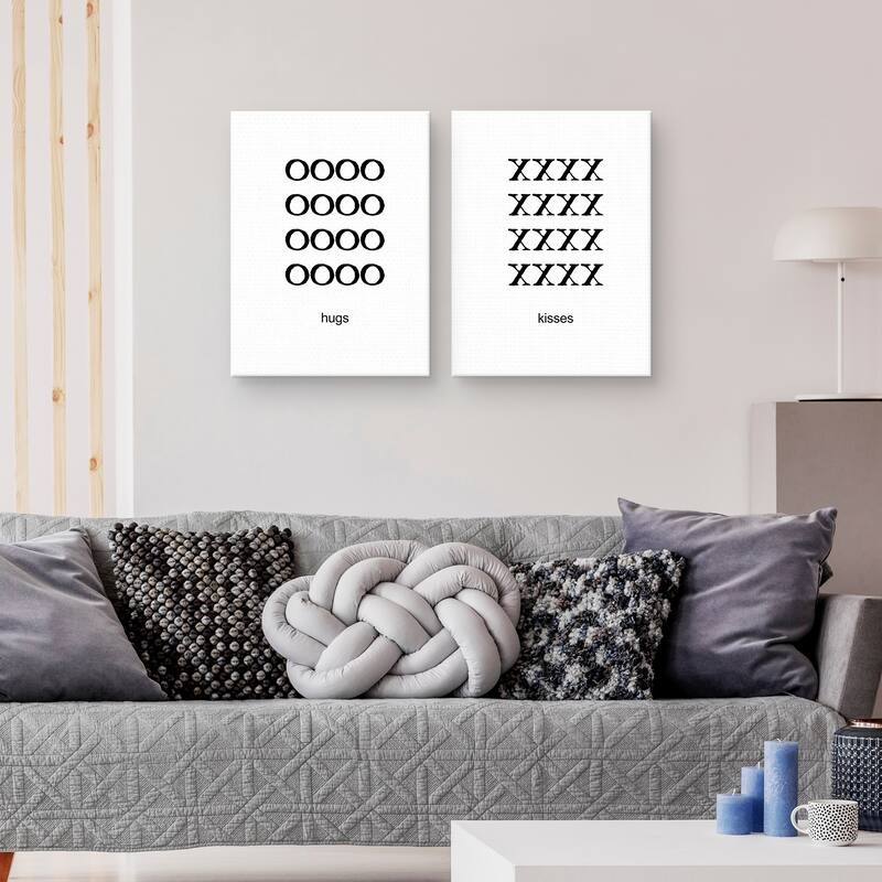 Hugs & Kisses by Design Lab Canvas Art Prints