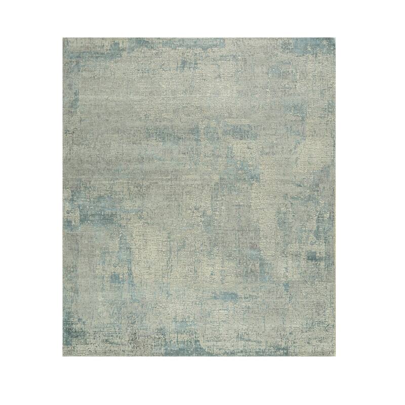 HomeRoots Abstract Contemporary Rectangle Area Rug - 120.00 in. x 96.00 in. x 0.25 in.
