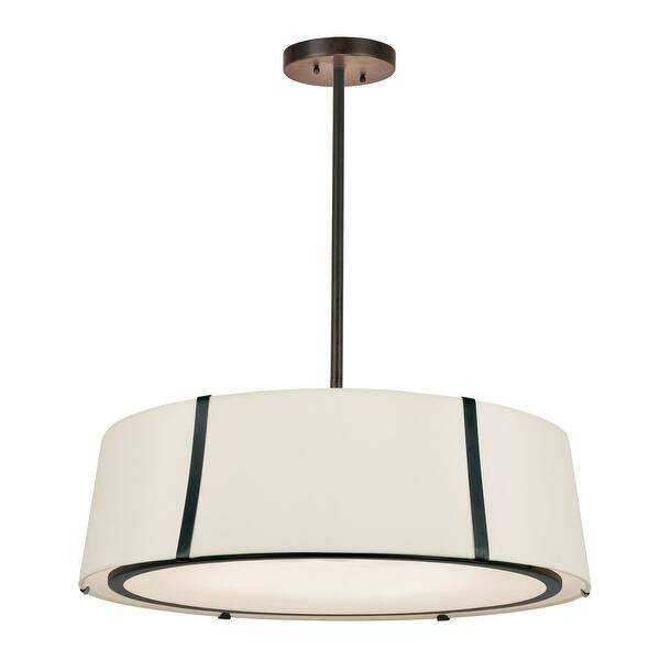 slide 2 of 6, Fulton 6 Light Matte Black Chandelier - 24'' W x 10.25'' H 24'' W x 10.25'' H
