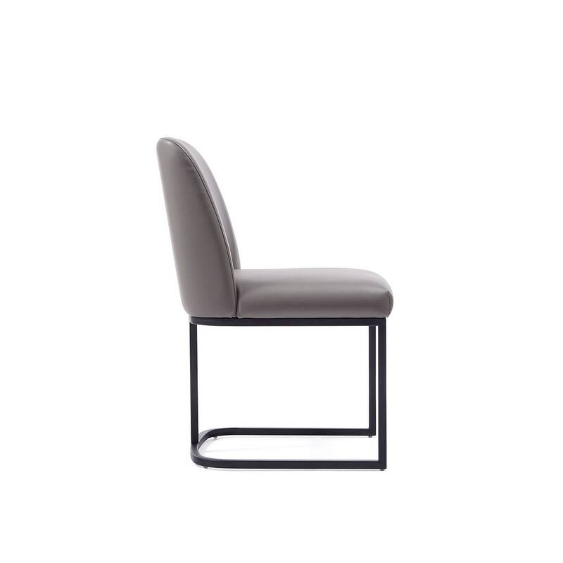 Manhattan Comfort Serena Faux Leather Dining Chair (Set of 2)