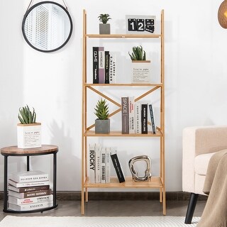 Bamboo best sale ladder rack
