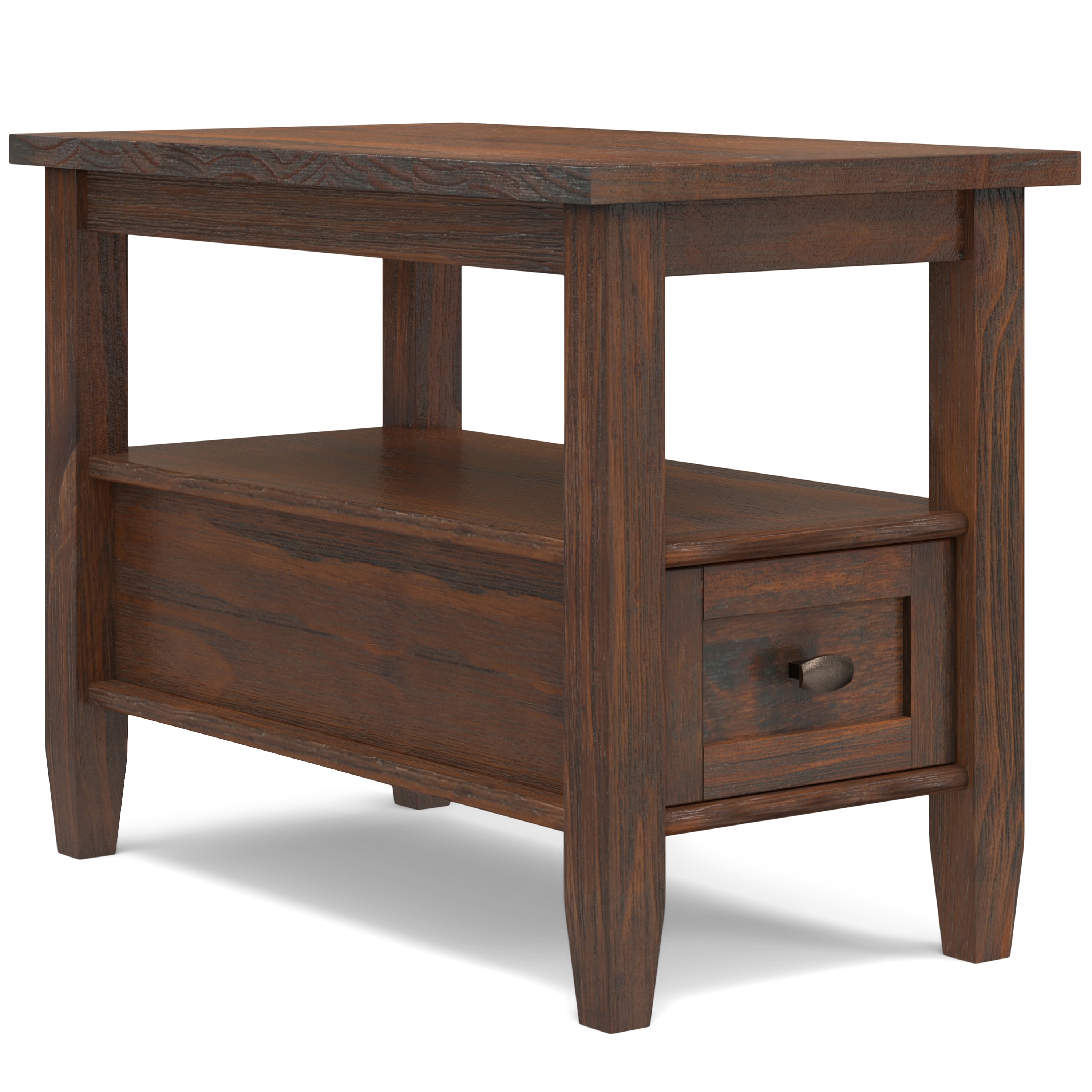 WYNDENHALL Waterloo SOLID WOOD 14 inch Wide Rectangle Contemporary Narrow  Side Table - 14 inch Wide - On Sale - Bed Bath & Beyond - 26410089