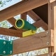 preview thumbnail 9 of 11, Backyard Discovery Lightning Ridge Cedar Wood Swing Set, Slide, Deck - 12'5" x 14'0"