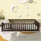 preview thumbnail 45 of 45, Rubber Wood Floor Bed with Fence and Door,Twin Size