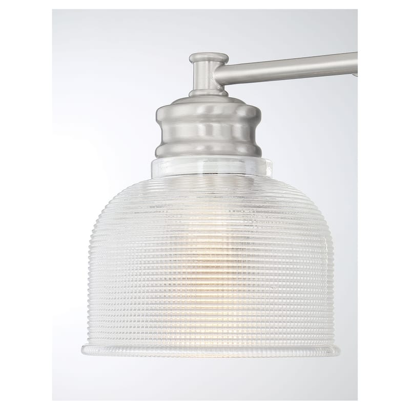 Meridian M80035 3 Light 24" Wide Bathroom Vanity Light with Halophane