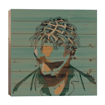 Black Men Are Magic Print On Wood by NoelleRx - Multi-Color