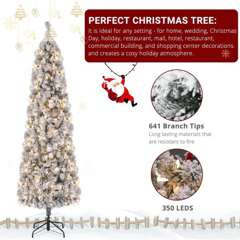 7.5ft 350 Warm Color Clearance Lights Christmas Tree - N/A