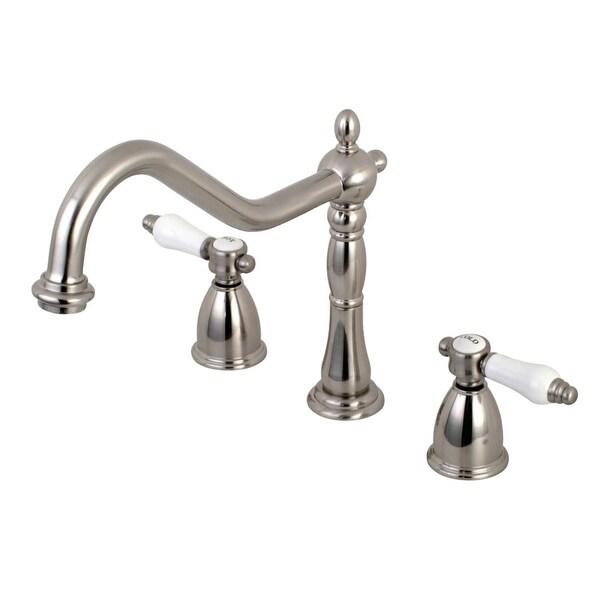 Kingston Brass KB179.BPLLS Bel-Air 1.8 GPM Widespread Kitchen Faucet