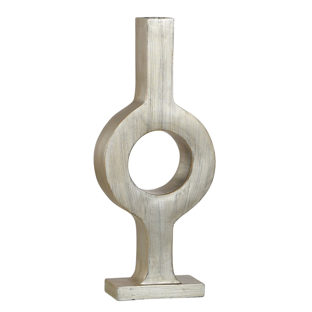 StyleCraft Dahalia - Orman Wyatt Jr - Champagne Silver with Gold Highlights Poly Vase