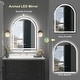 preview thumbnail 7 of 19, Arched LED Bathroom Wall Mirror Front and Backlit Anti Fog with 3 Year Warranty