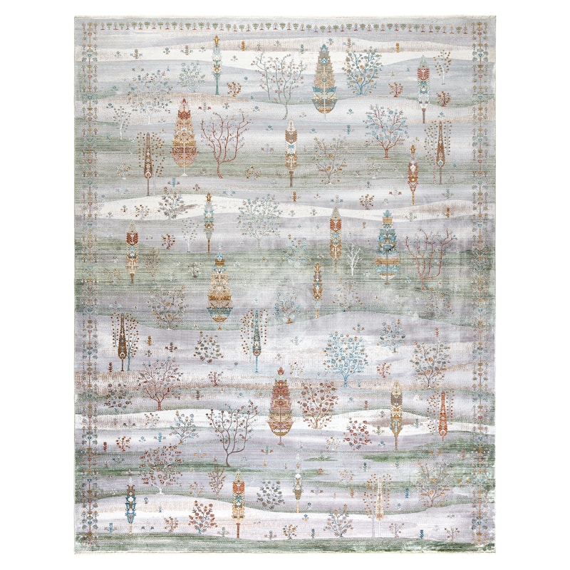 Gertmenian Florance Opulent Traditional/ Modern/ Casual Viscose Acrylic Woven Indoor Quality Area Rug Collection - 7' 10" x 10' - Olea - Rectangle