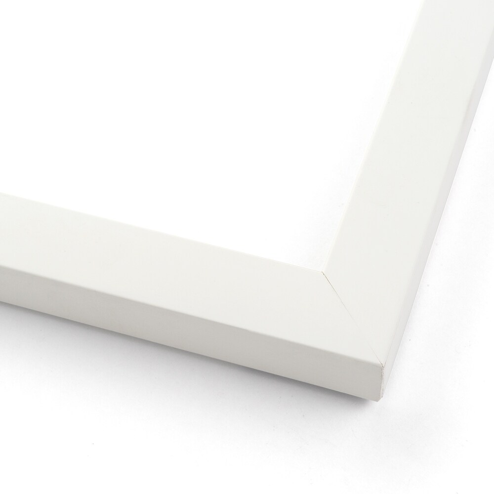 Calico-White Wooden Photo Picture Frame with White Mount Choose size 