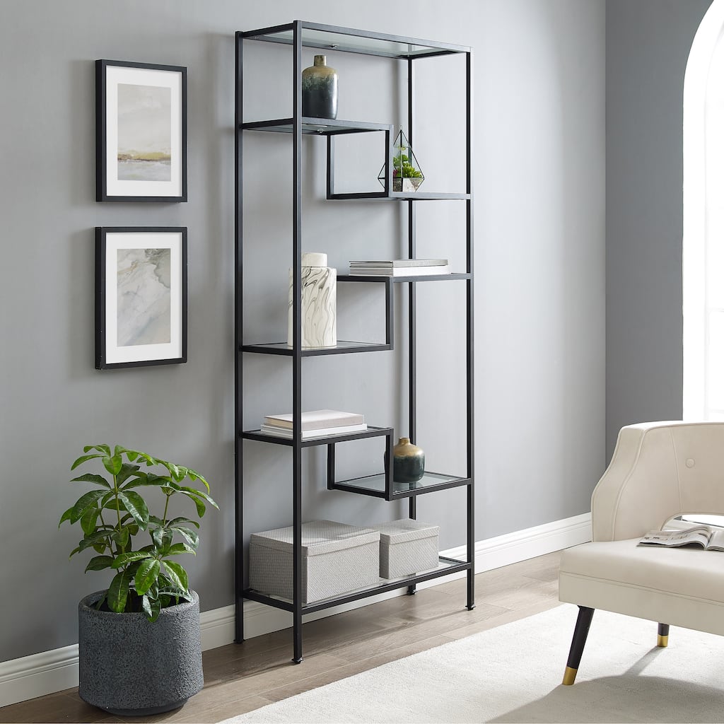 Crosley Sloane Etagere - 78"H x 34.5"W x 12.5"D