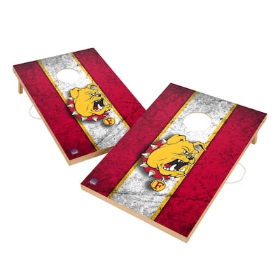 Vintage Ferris State University Bulldogs Regulation 2x4 Cornhole Set