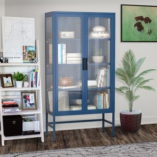 Elegant Storage Cabinet with Adjustable Shelves , Black - On Sale - Bed ...