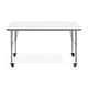 preview thumbnail 47 of 47, 24''W x 48''L Thermal Laminate Activity Table - Adjustable Short Legs