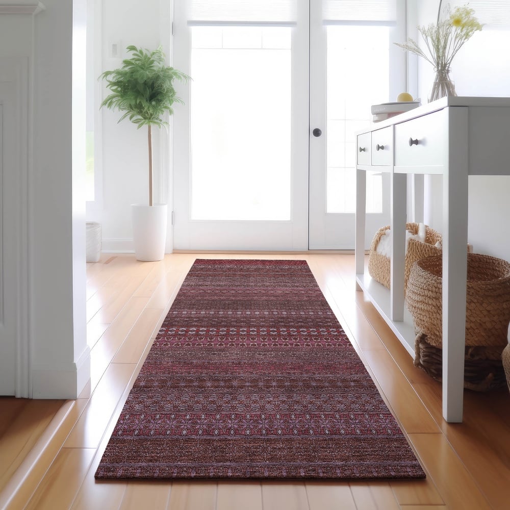 Premium Washable Super Soft Boho Stripes Mayfield Rug