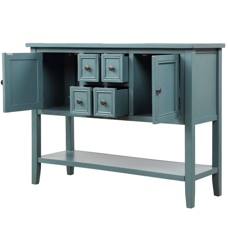 Buffet Sideboard Console Table with Bottom Shelf