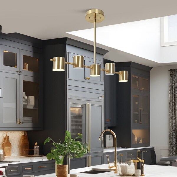 Brass island chandelier 2025
