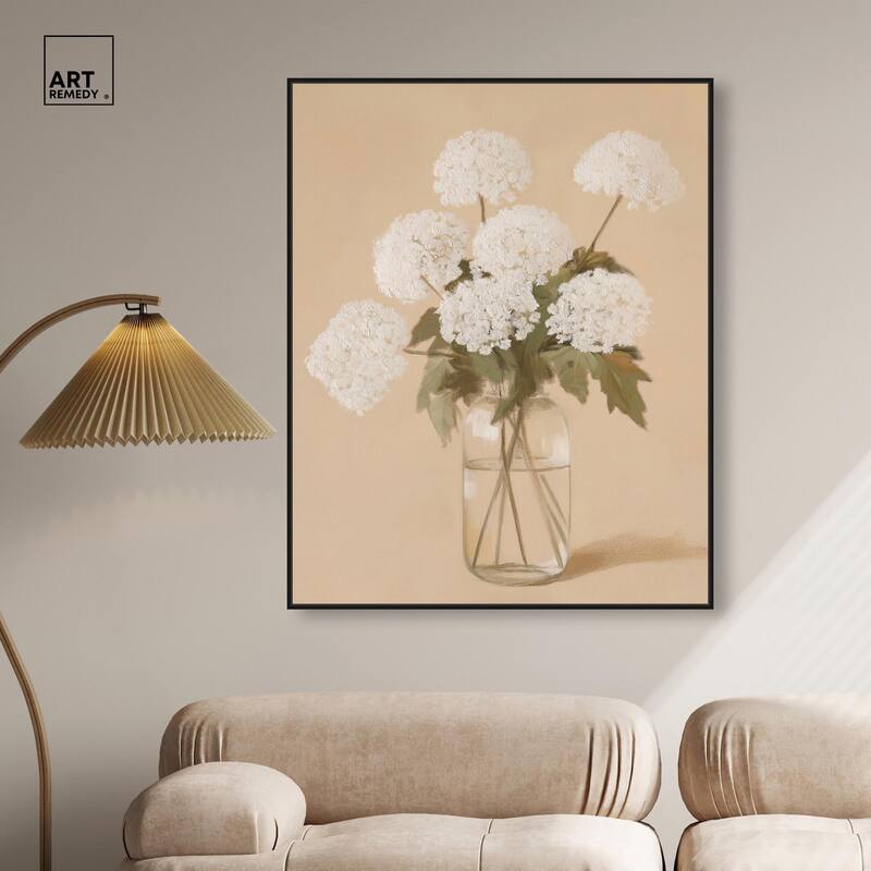 Lace in a Vase II Canvas by Art Remedy
