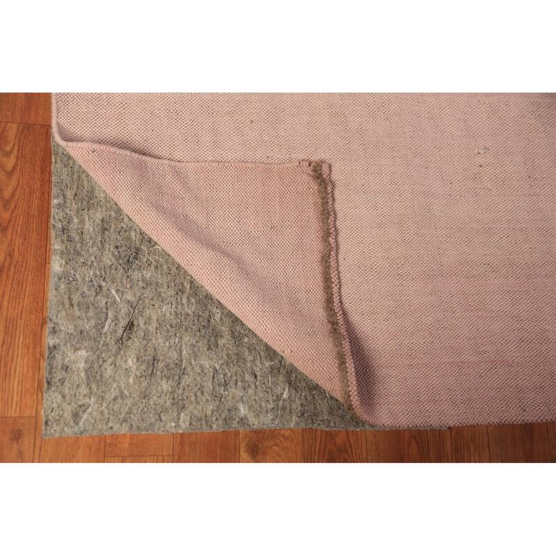 Nomadic Striped Kilim Oriental Area Rug Flatweave Wool Carpet - 9'0"x 11'8"