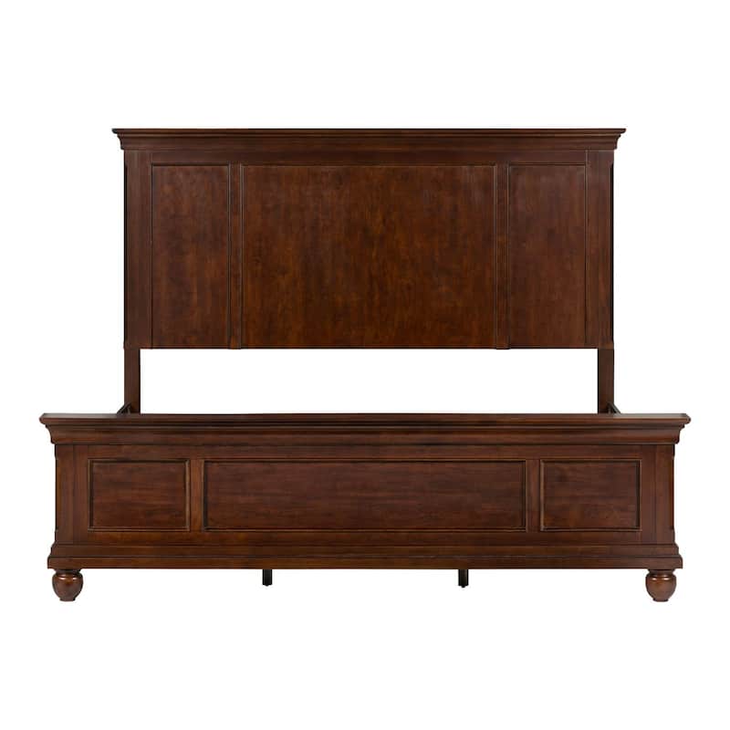 Liberty Furniture Rustic Traditions Panel Bed, Dresser & Mirror, Chest, Nightstand - King, Queen