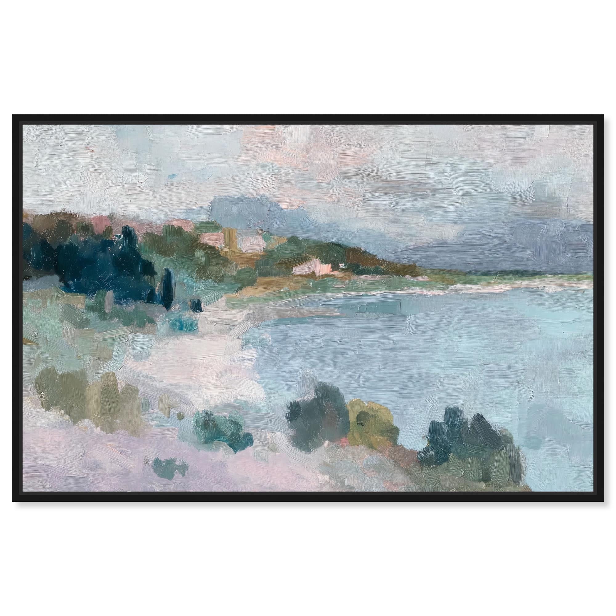 Coastal Haze I Blue Wall Decor Canvas Print by Art Remedy