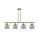 Option Brushed Brass / Light Smoke Deco Swirl