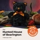 preview thumbnail 3 of 3, Ebony The Halloween Cat, 7 Inch Black Cat Plush, Halloween Stuffed Animal