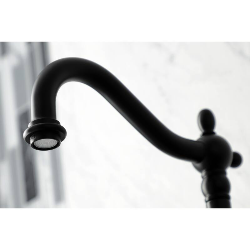 Heritage Two-Handle Wall Mount Bridge Kitchen Faucet