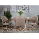 preview thumbnail 8 of 17, Casual Dining Cushion Swivel-and-Tilt Rolling Caster Chair