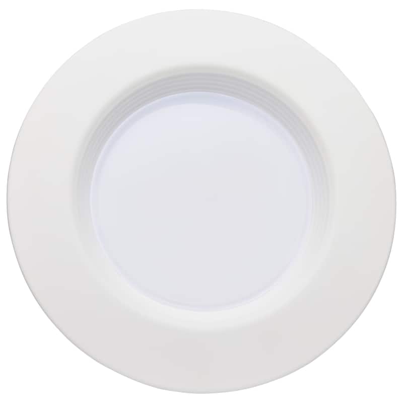 LED Retrofit Downlight 7/10/13 Wattage CCT and Lumens Selectable 120 Volt Round White Finish