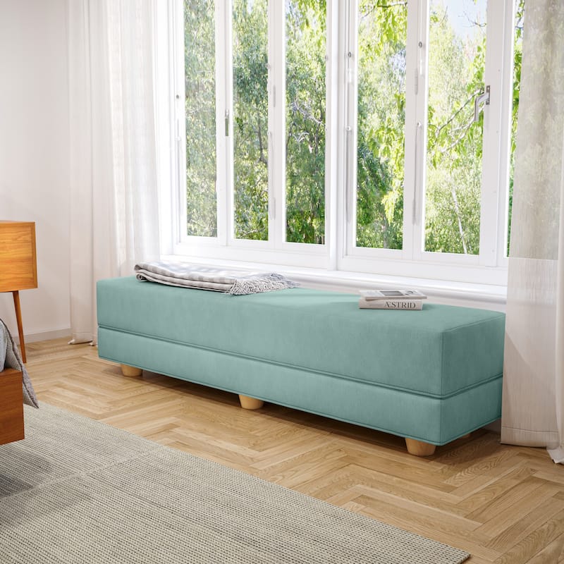 Jaxx Camden Convertible Bed Bench / Fold-Out Twin Guest Bed