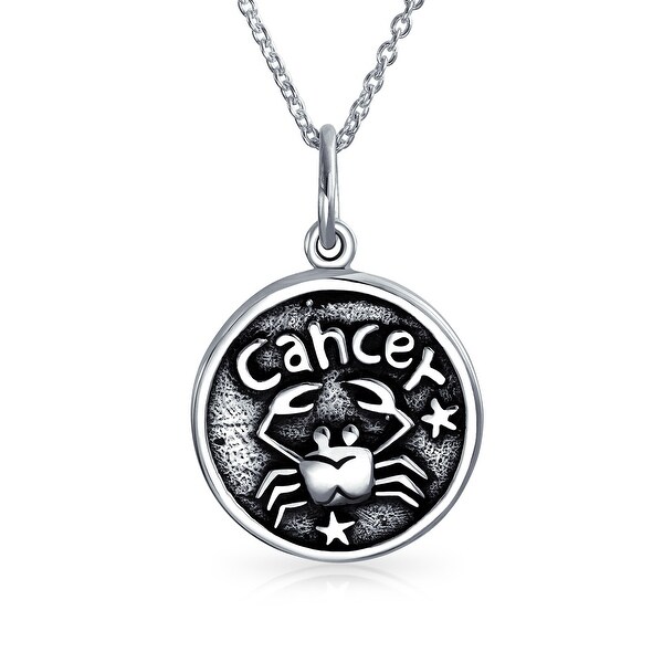 Shop Bling Jewelry Cancer Zodiac Sign Medallion Pendant ...