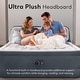 preview thumbnail 7 of 6, Intex Dura-Beam Deluxe Ultra Plush Headboard Queen Mattress with Built-In Pump