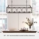 preview thumbnail 6 of 20, Hunter Stone Creek 5-Light Modern Farmhouse Linear Chandelier - Dining Room - Rustic, Transitional