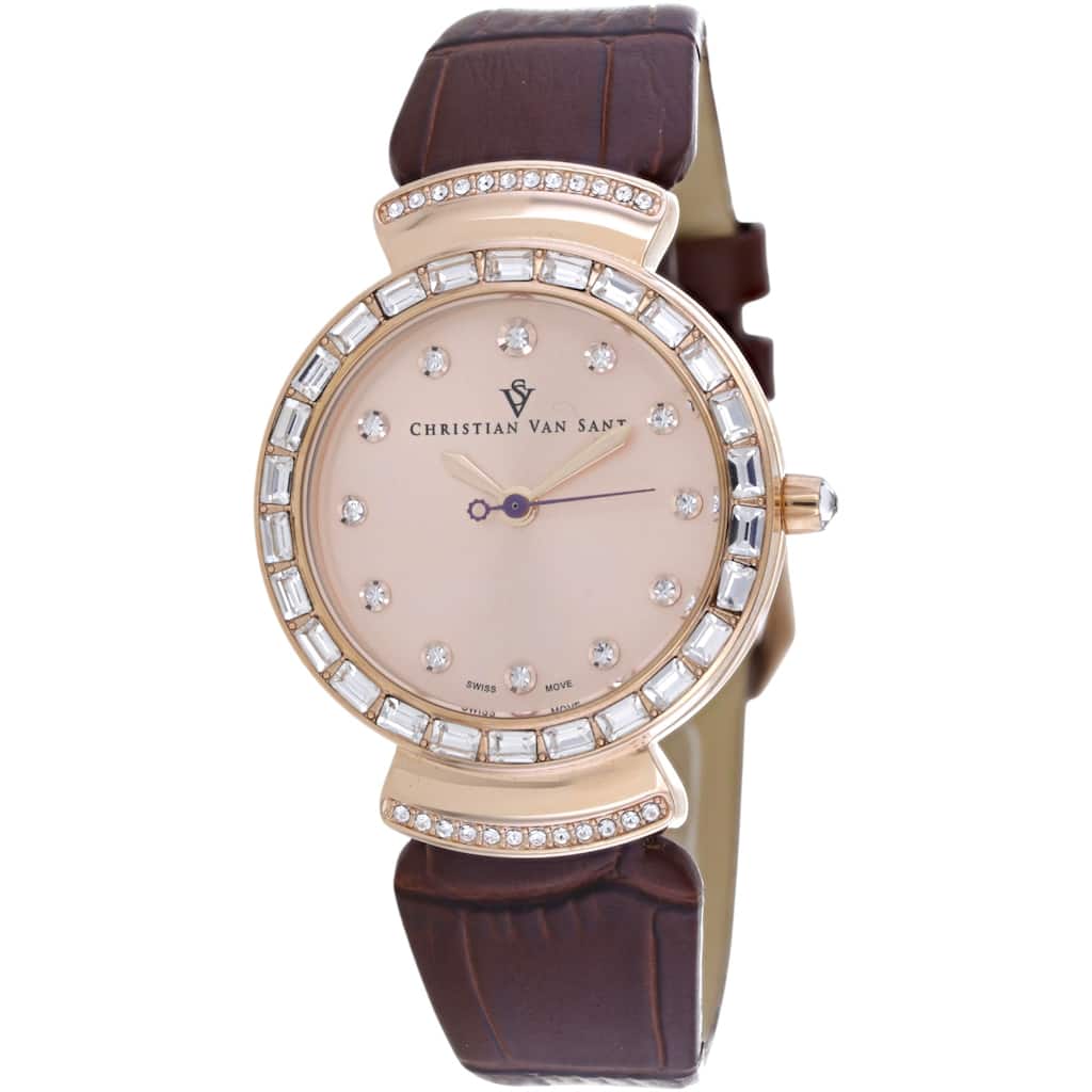 Christian Van Sant Women's Nova Rose Gold Dial Watch - CV2945 - Rose Gold - One Size
