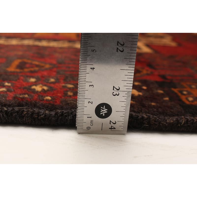 ECARPETGALLERY Hand-knotted Baluch Red Wool Rug - 3'5 x 6'3