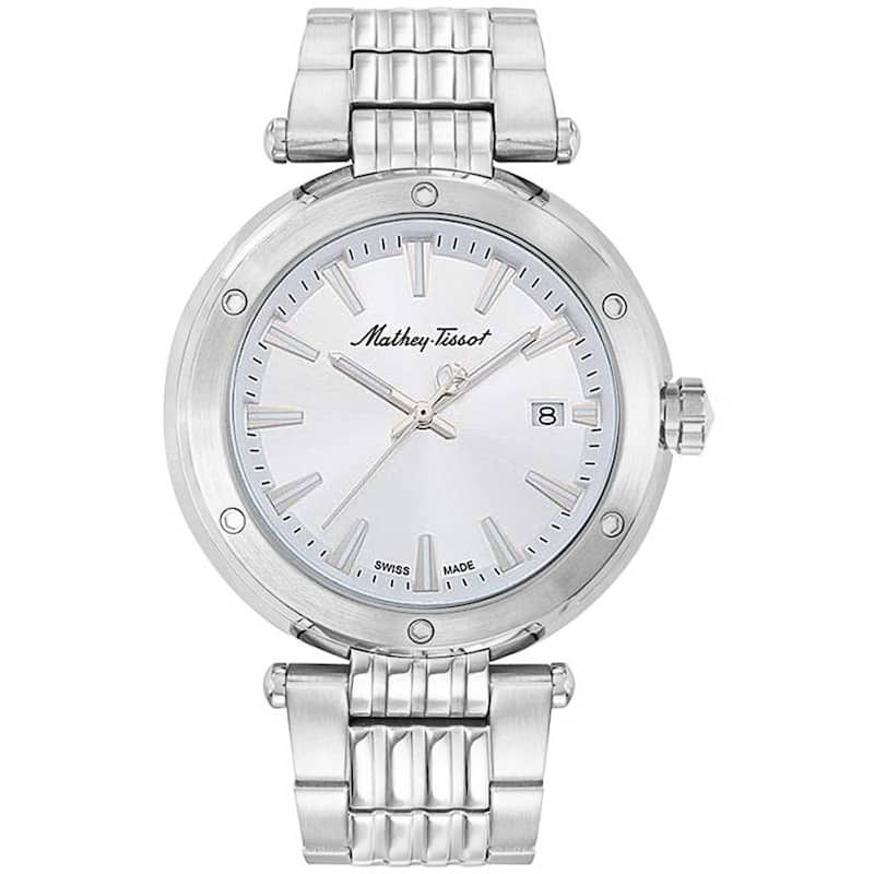 Mathey Tissot Men's Neptune Silver Dial Watch - H912AI - 6 (36)