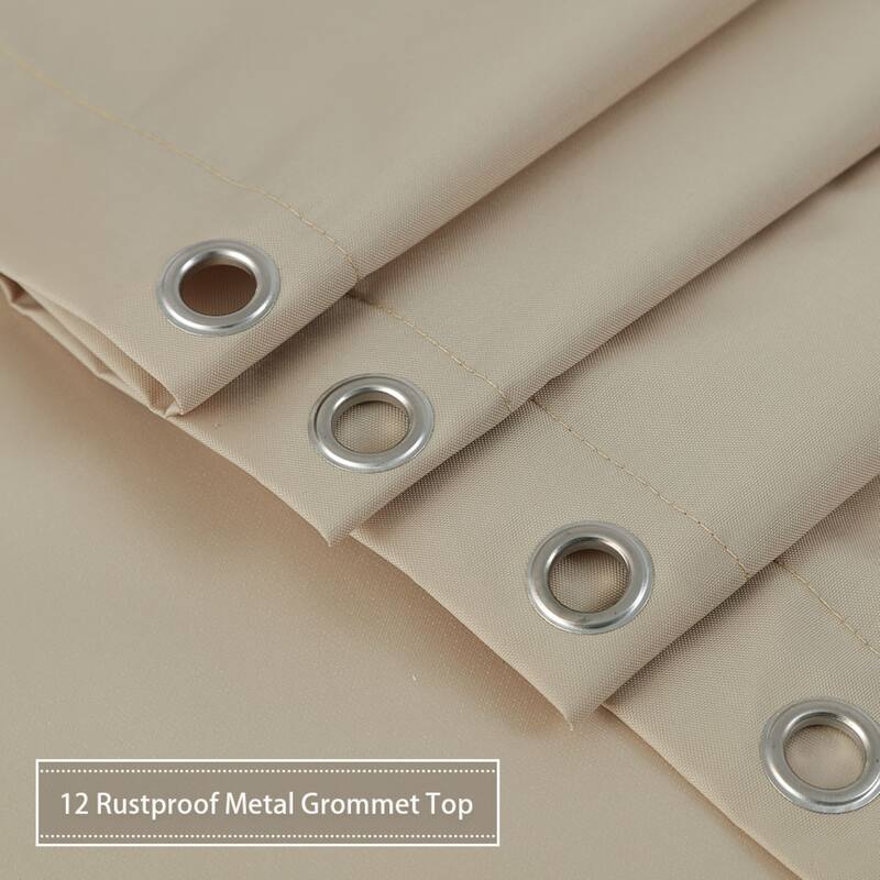 Waterproof Fabric Shower Curtain Liner with Magnets