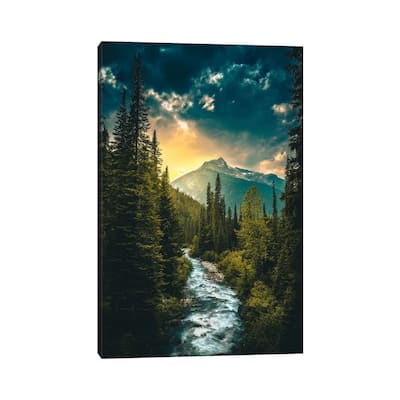 iCanvas "Where The River Flows" by Zach Doehler Canvas Print