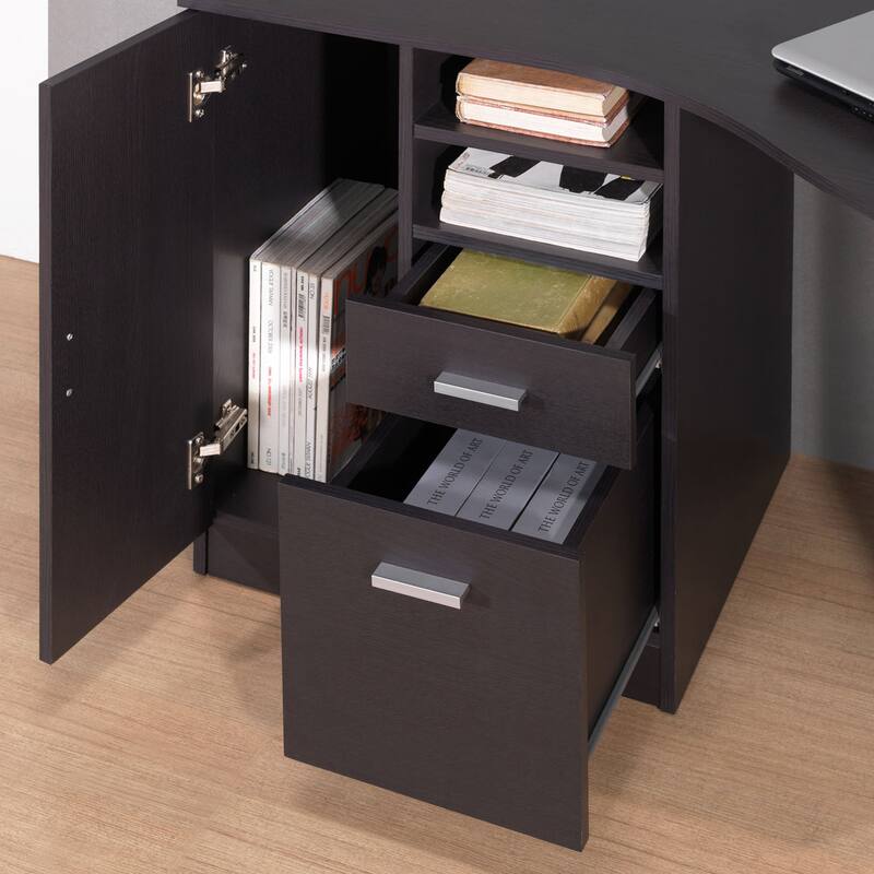 Techni Mobili Classic Office Desk with Storage